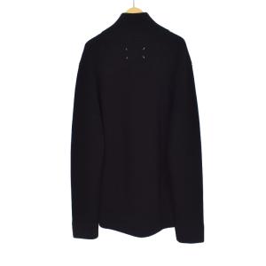 Maison Margiela 23SS コットンウール 7ゲージ ドライバーズニット M ブラック SI1HA0013