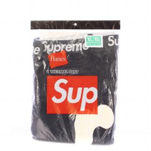 Hanes Bones Thermal pants XL ブラック