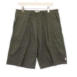 21SS TUCK SHORTS COTTON TWILL タックショーツ コットンツイル ショートパンツ