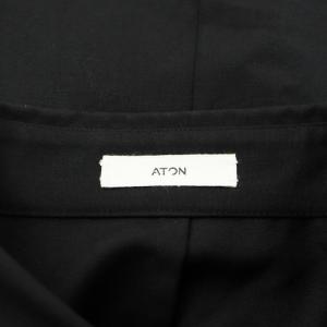 ATON WOOL TROPICAL STANDARD SHIRT