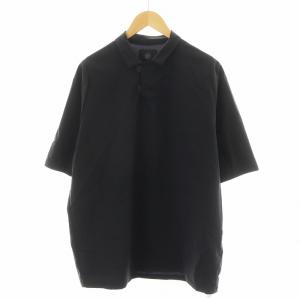 CAPSULESNAP POLO SHIRT DR 4 ブラック