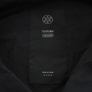 TEATORA CAPSULESNAP POLO SHIRT DR 4 ブラック