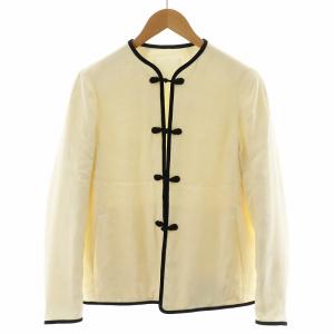 Crane Pattern Jacquared Jacket チャイナジャケット