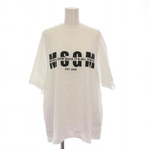 クルーネックロゴTシャツ カットソー 半袖 S 白 2842MDM264 /YM