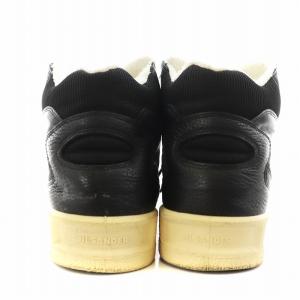 JIL SANDER ハイカット スニーカー シューズ レザー 44 黒 ブラック JSMU860008 MUZ00004N