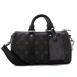 LOUIS VUITTON モノグラム エクリプス キーポルXS ボストンバッグ 2WAY ノワール M45947