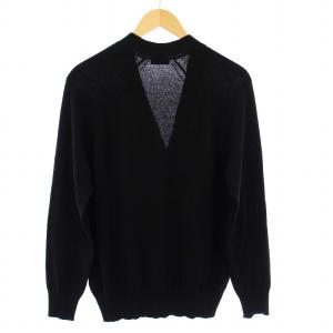 DIOR HOMME STUSSY ニットカーディガン カシミヤ M 黒 033M214AT070