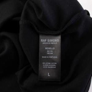 RAF SIMONS Sterling ruby Tシャツ カットソー 半袖 プリント L 黒 /KH AA