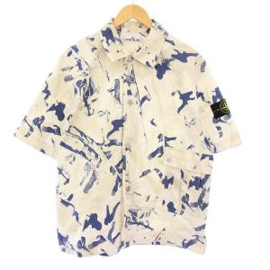 Scan Camo On Stretch Ripstop-Ovd シャツ M ベージュ