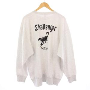 SCORPION C/N SWEAT スコーピオン クルーネック スウェット トレーナー 長袖 XL グレー