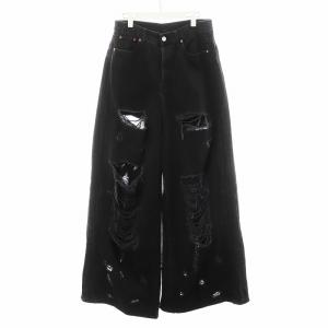 デストロイジーンズ ダメージ加工 30 ブラック UE64PA130B