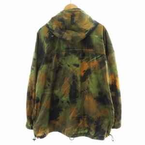 Off-White 19AW アンフニッシュドカモウィンドブレーカー 迷彩柄 S カーキ