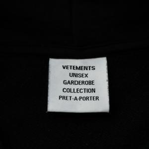 VETEMENT 21SS MAISON DE COUTURE LOGO HOODIE S