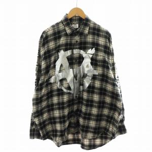 22AW DOUBLE ANARCHY FLANNEL SHIRT M