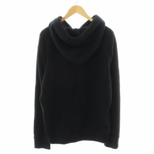 GUCCI オールドロゴ パーカー プルオーバー ヴィンテージ加工 L ブラック 454585