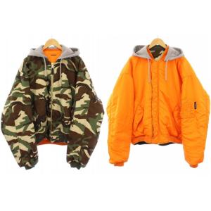 ALPHA MA-1 ボンバージャケット リバーシブル カモフラ