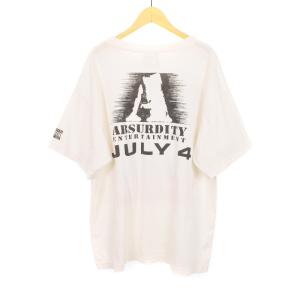 SAINTMICHAEL 23SS SS TEE JULY WHITE FOREVER Tシャツ 半袖 プリント L 白 ホワイト