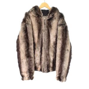 20FW Faux Fur Reversible Hooded Jacket