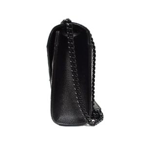 YVES SAINT LAURENT クラシック モノグラム サッチェル チェーンショルダーバッグ ブラック