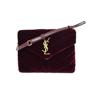 モノグラム ルル トイバッグ ベロア調 ショルダーバッグ ボルドー 467072