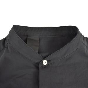 N.HOOLYWOOD スタンドカラーシャツ 長袖 38 黒 ブラック 9202-SH01-037