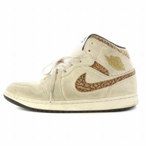 Air Jordan 1 Mid SE Brown Elephant スニーカー
