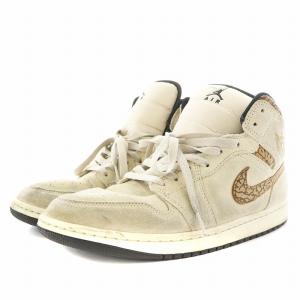 NIKE Air Jordan 1 Mid SE Brown Elephant スニーカー