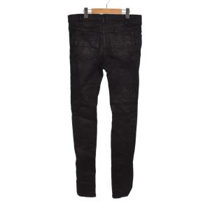 JULIUS 23SS COATING DENIM CRUSH SKINNY PANTS