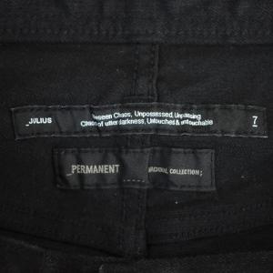 JULIUS 23SS COATING DENIM CRUSH SKINNY PANTS