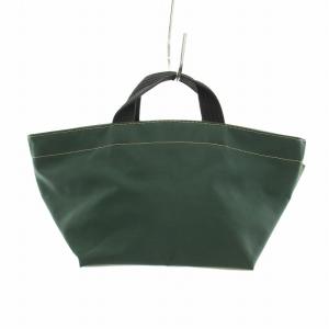 トートバッグ ハンドバッグ 舟型 ナイロン 緑 グリーン ベージュ 901N /YT