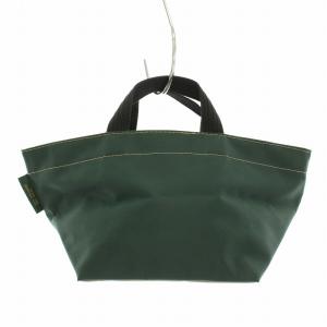 Hervé Chapelier トートバッグ ハンドバッグ 舟型 ナイロン 緑 グリーン ベージュ 901N /YT