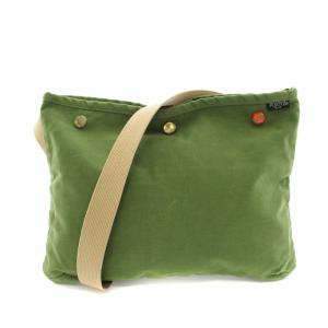 吉田カバン コッピ COPPI サコッシュ ショルダーバッグ キャンバス 緑 グリーン ベージュ /YT