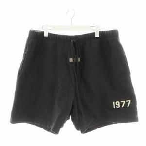 ショートパンツ ハーフパンツ ロゴ XXL 黒 ブラック /AN34