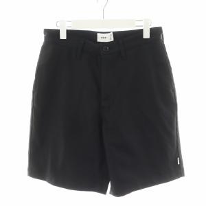 KHAKI SHORTS POLY.TWILL ショートパンツ ハーフパンツ 1 黒 ブラック 221TQDT-PTM04