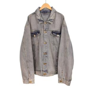 デニムジャケット Gジャン ダメージ加工 XXL 青 ブルー