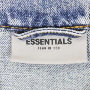 FOG ESSENTIALS デニムジャケット Gジャン ダメージ加工 XXL 青 ブルー