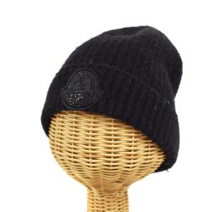 モンクレール　Moncler ニット帽　ビーニー　黒　確実正規品 MONCLER 【並行輸入品】モンクレール ニットキャップ メンズ