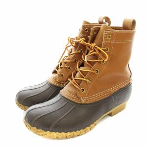 ビーンブーツ Bean Boots ショートブーツ レザー 切替 レースアップ 7 25cm キャメル