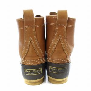 L.L.BEAN ビーンブーツ Bean Boots ショートブーツ レザー 切替 レースアップ 7 25cm キャメル