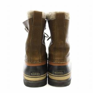 SOREL CARIBOU WL Boot カリブー ウール スノーブーツ レザー 切替 ボア レースアップ 27cm