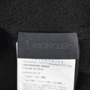 MONCLER 23AW HOODIE ZIP UP XXL ブラック I20918G00081