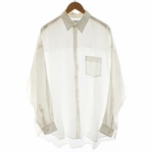 リネン オーバーサイズ レギュラー カラー シャツ Linen L/S Oversized Regular