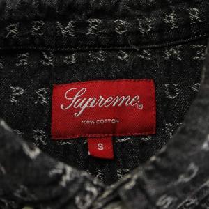 Supreme 20SS Jacquard Logos Denim Shirt