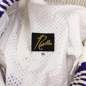 Needles 23SS Track Pant トラックパンツ ジャージ サイドライン パピヨン刺繍 XS ライトグレー
