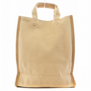 SEVEN TEN by MIHO KAWAHITO トートバッグ ハンドバッグ 馬刺繍 キャンバス ベージュ /AN29