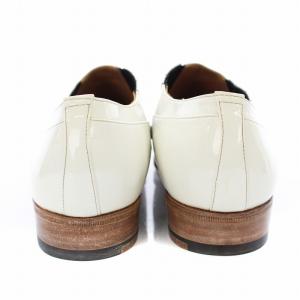 REGAL スリッポン ドレスシューズ エナメルレザー パンチング 白 ホワイト /KU