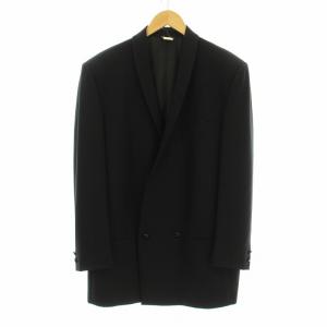 極美品 VERSACE ネクタイ Super110's 極上ウール ダブルスーツ プレミアムスタイリッシュスーツ【ZQメリノウール】【Super100's