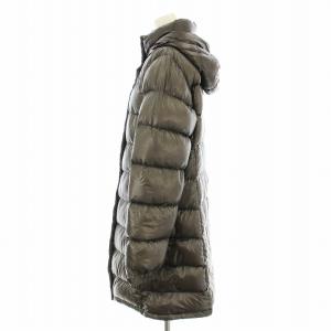 THE NORTH FACE METRO DOWN COAT メトロダウンコート フード ロング ナイロン グレー NDW91404