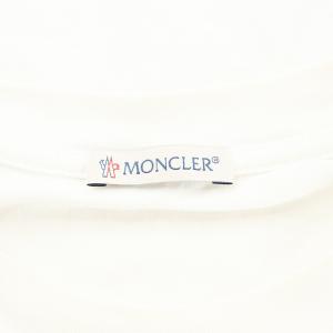 MONCLER Tシャツ ロゴ L ホワイト I20918C00008 8390T