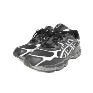 asics GEL-NYC スニーカー ローカット レースアップ 26?p 黒 ブラック 1203A280 AA